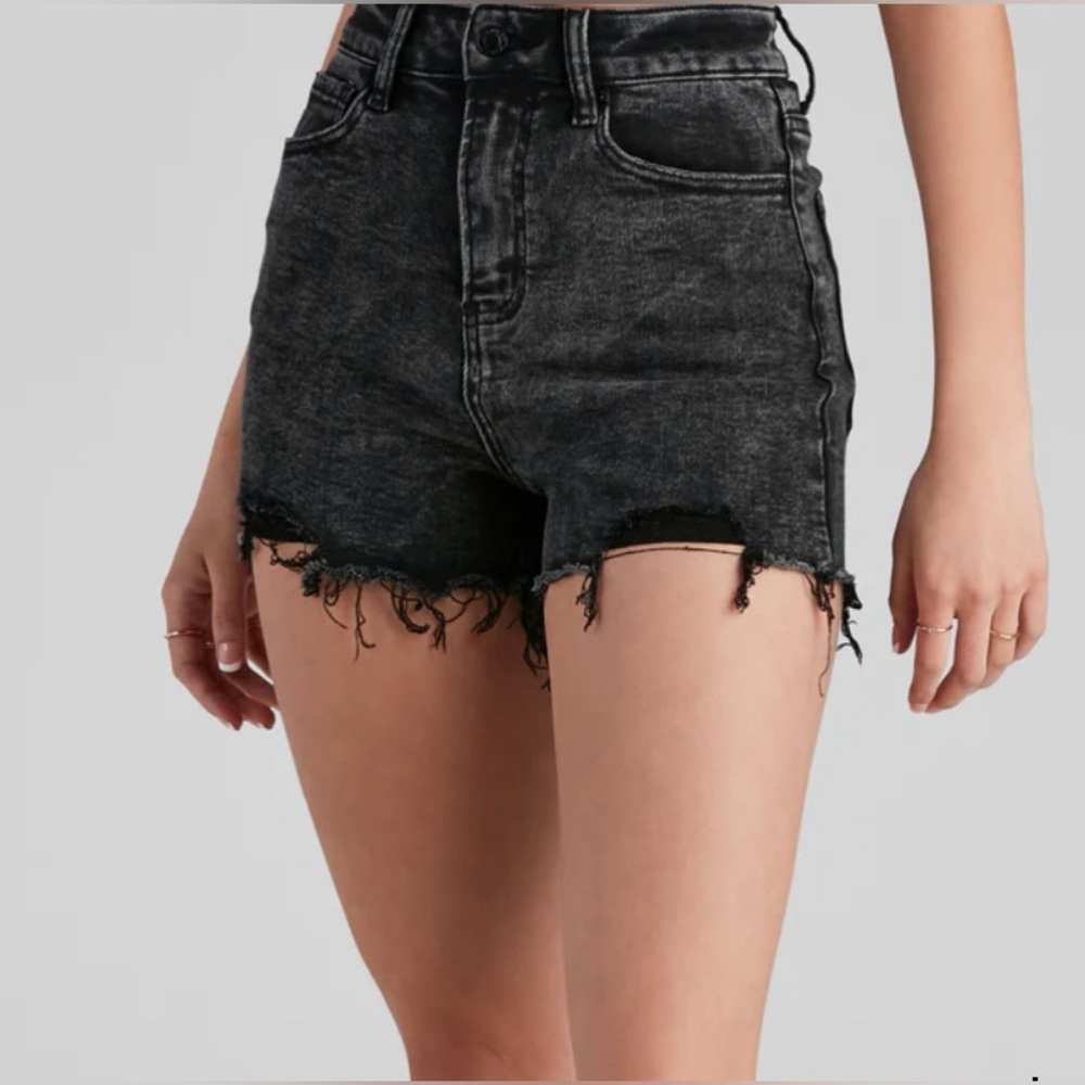 Windsor Black Jean Shorts
